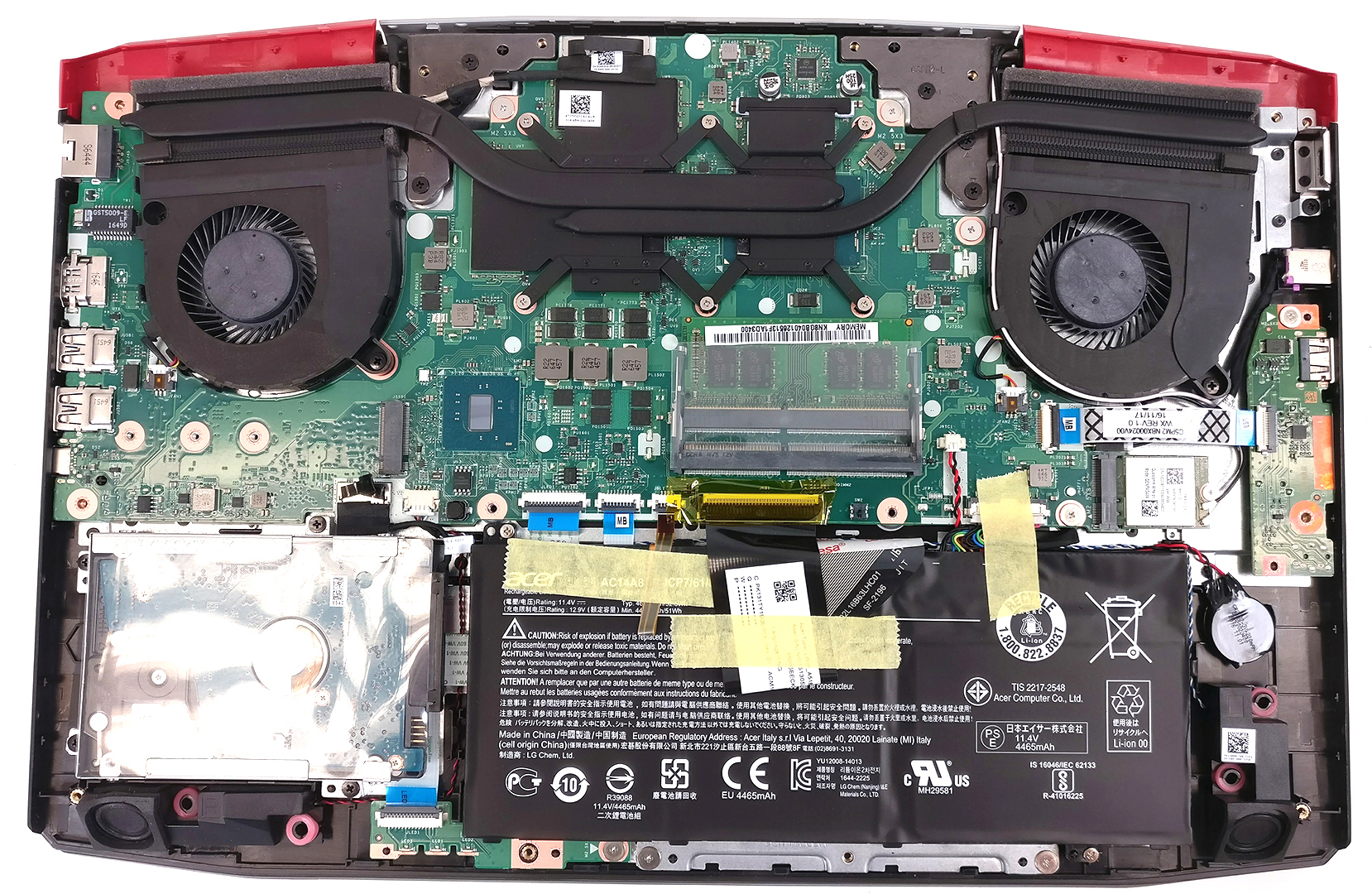 How to replace and fix Acer VX5-591G VX5-591 C5PM2 DC02C00F400 HDD Cable Hard disk drive (Acer Aspire VX 15 (VX5-591G))